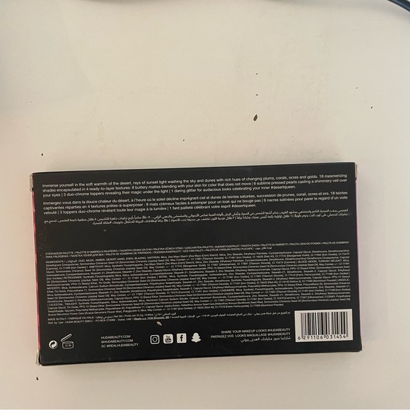 BRAND NEW Huda Beauty Desert Dusk Eyeshadow Palette - Picture 7 of 7